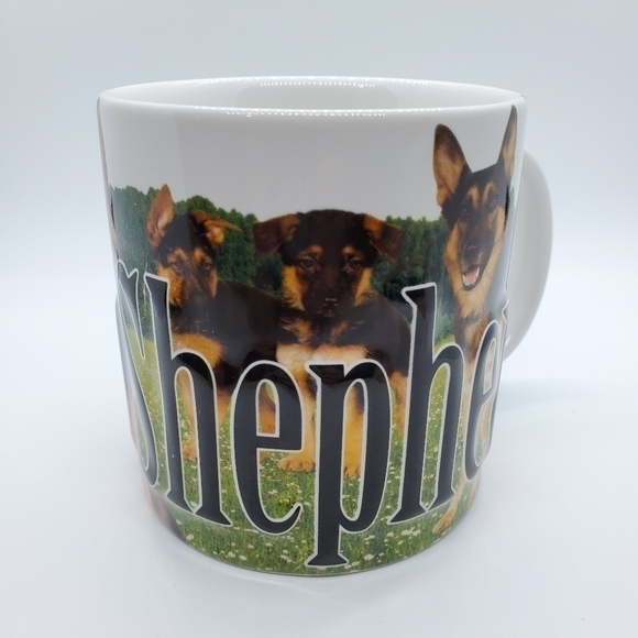 Large German Shepherd coffee cup mug - Picture 3 of 8
